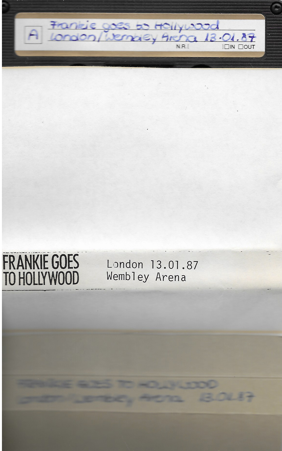 Frankie live in 1987
